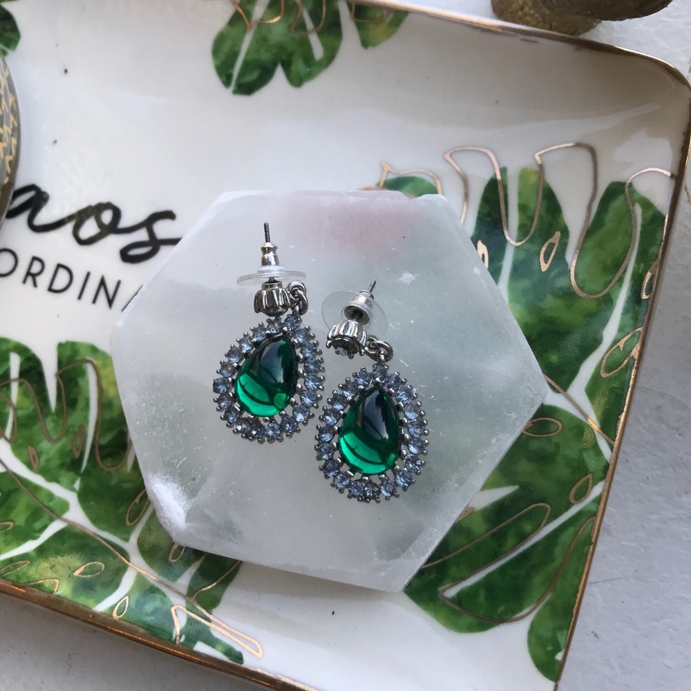 Banana Republic Light Blue and Green Earrings
